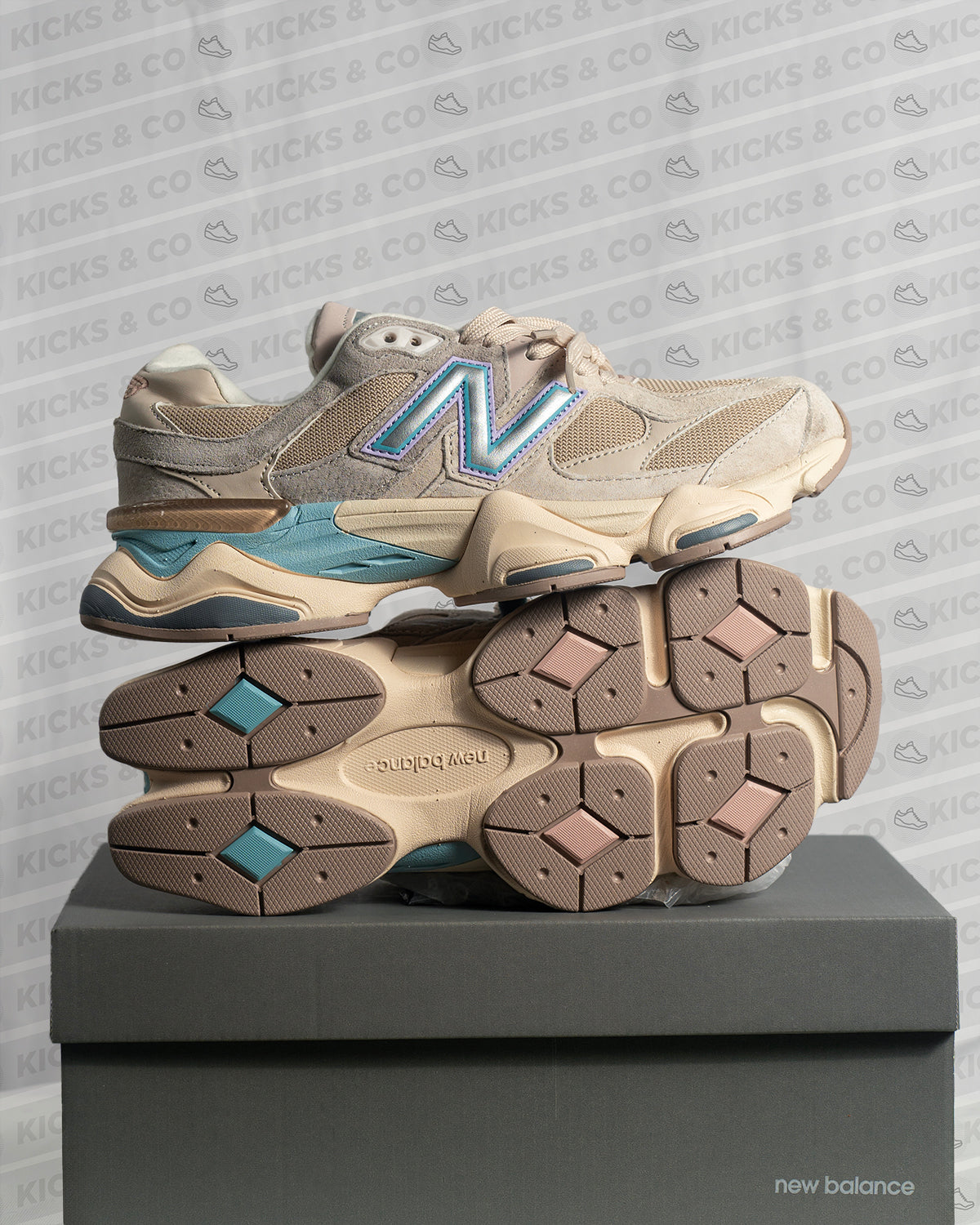 New balance First Copy Shoes- NB 9060 SEA SALT