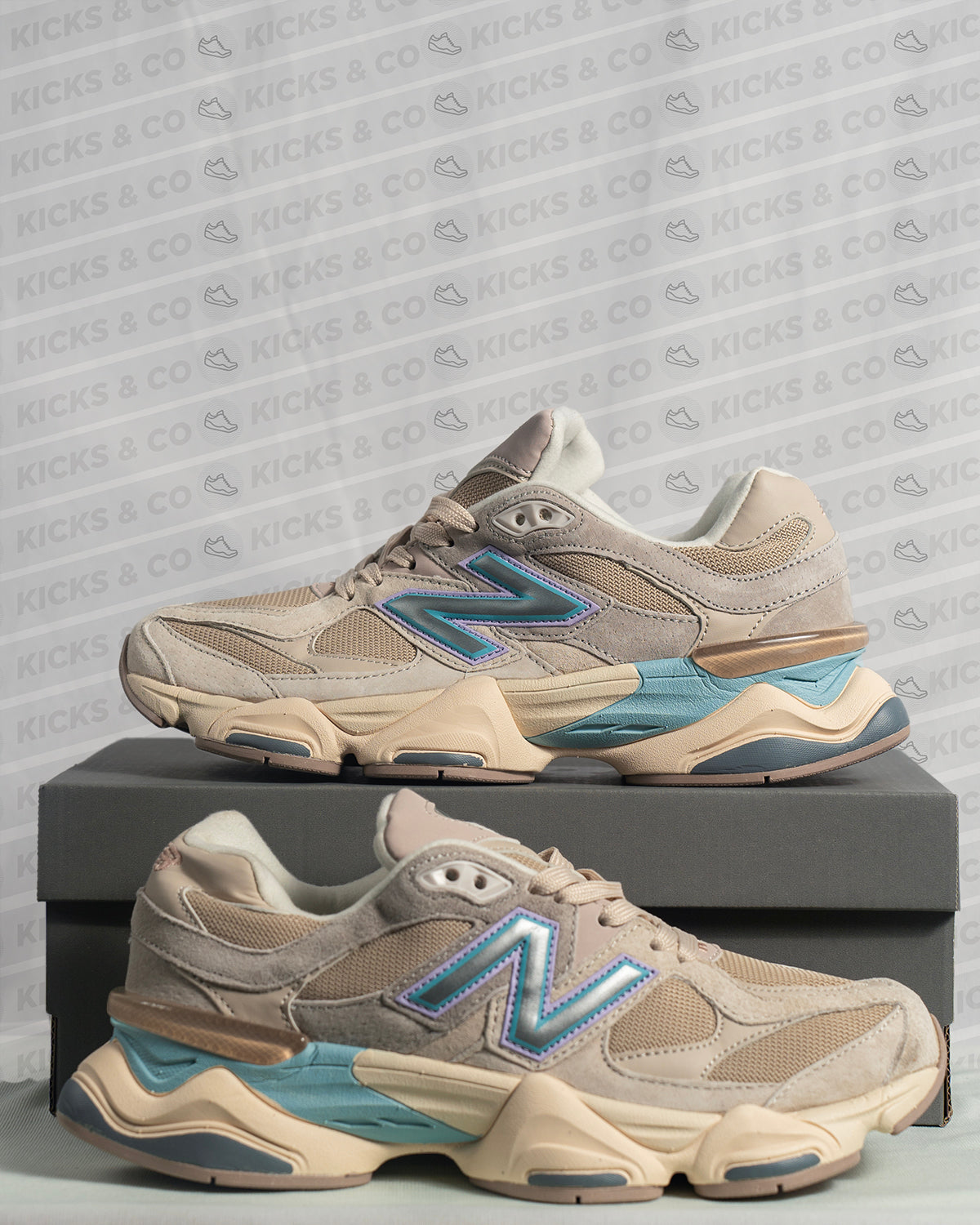 New balance First Copy Shoes- NB 9060 SEA SALT