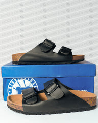 BIRKENSTOCK LEATHER- BLACK