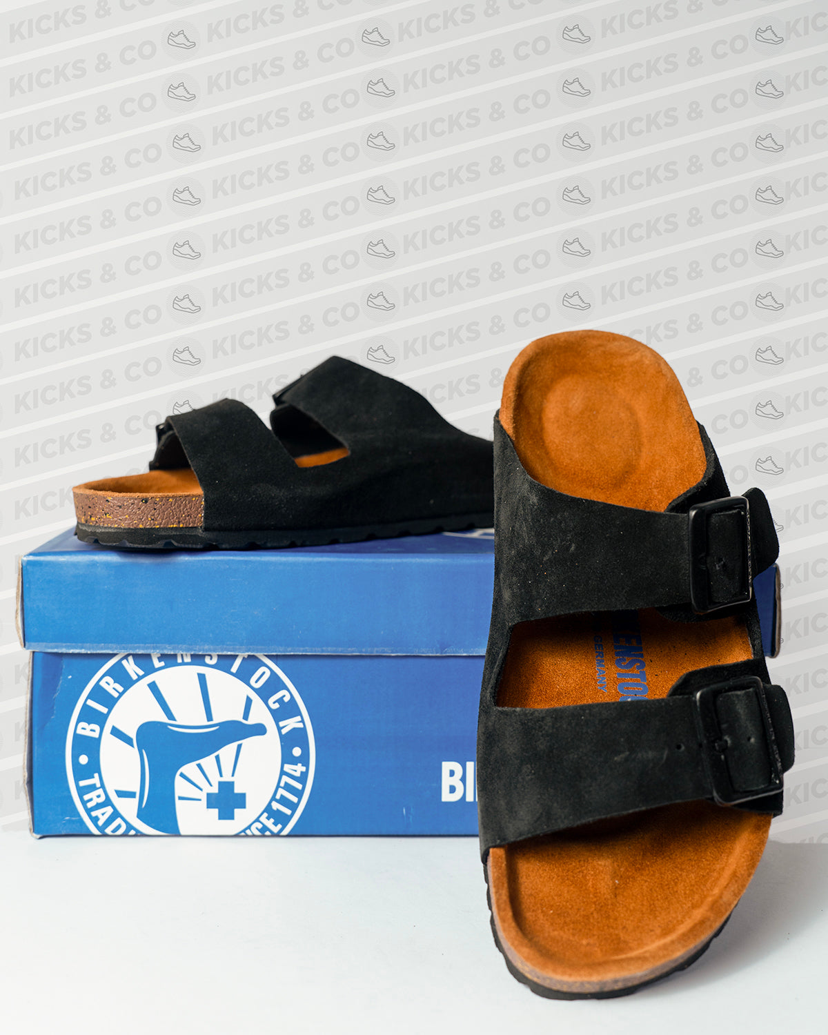 BIRKENSTOCK SUEDE - BLACK