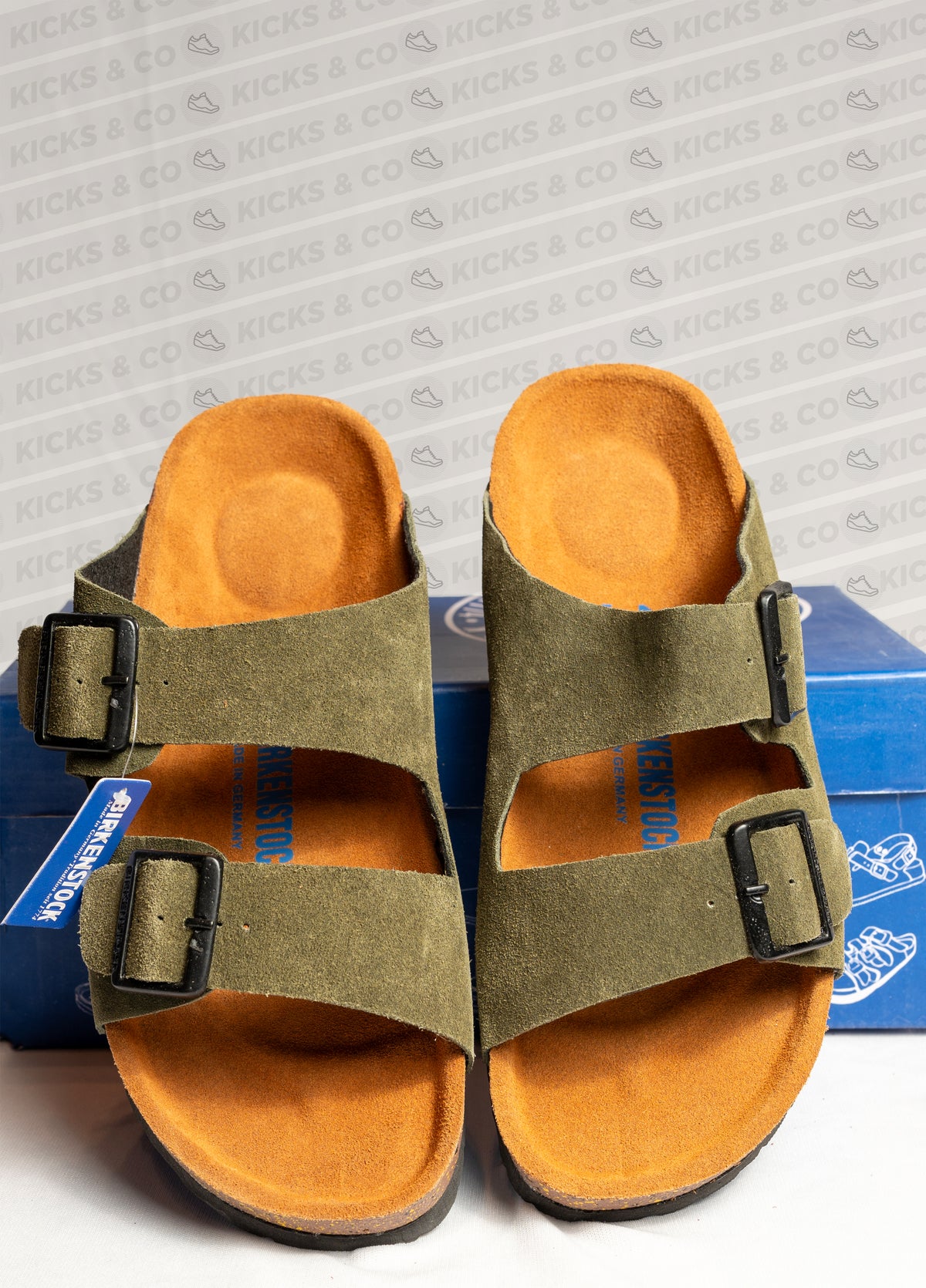 BIRKENSTOCK SANDALS OLIVE