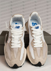 New Balance First Copy Shoes- 327 (BEIGE/WHITE)